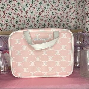 Juicy Couture Pink Travel Toiletry Organizer Bag